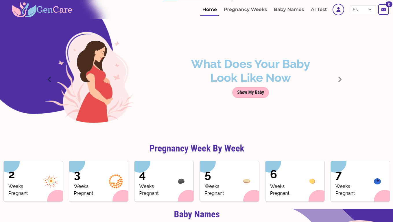 GenCare - Pregnancy Care Mobile Application